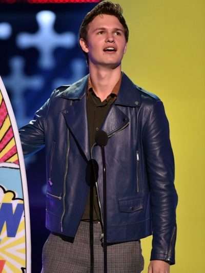 Teen Choice Awards Event Ansel Elgort Jacket