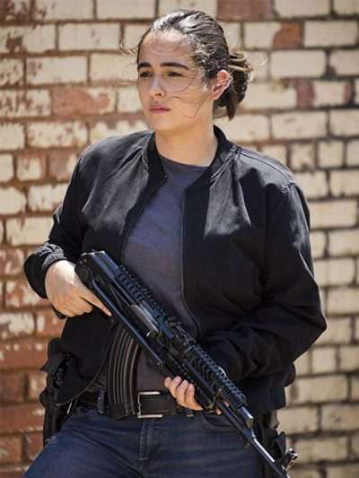 TV Series Walking Dead Tara Chambler Black Bomber Jacket