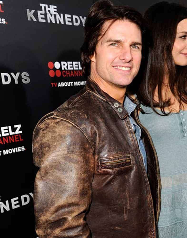 Tom Cruise Kennedys Series Premiere Brown Jacket
