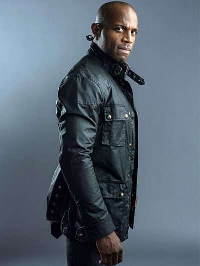 Billy Brown Hostages Black Leather Jacket