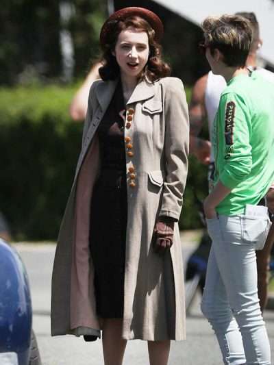 Zoe Kazan The Plot Against America Beige Coat