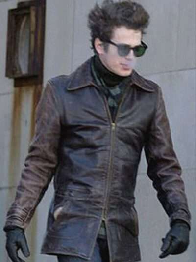 Factory Girl Musician Distressed Leather Jacket