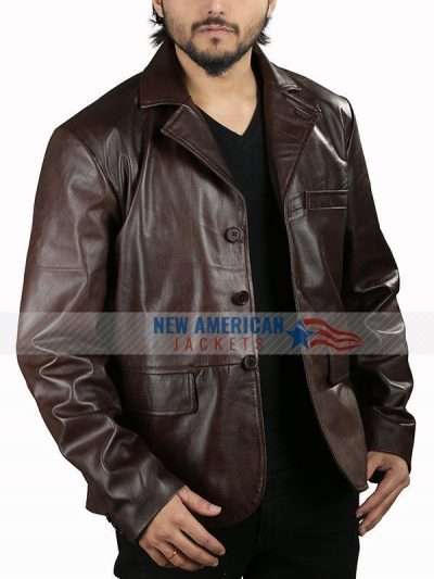 Hugh Grant The Gentlemen Leather Jacket