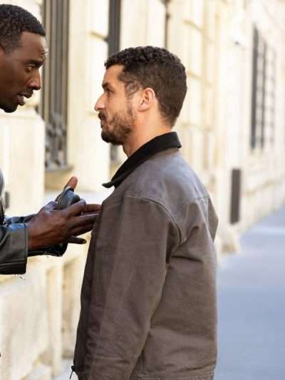Youssef Guedira Lupin S03 Grey Cotton Jacket