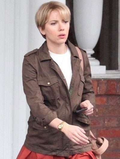 Nicole Marriage Story Scarlett Johansson Brown Jacket