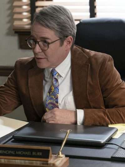 TV Series Daybreak Matthew Broderick Brown Wool Blazer