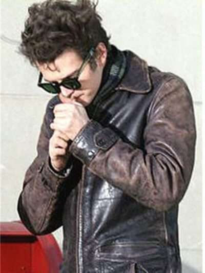 Hayden Christensen Factory Girl Distressed Brown Jacket