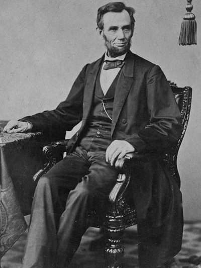 President Abraham Lincoln Black Coat