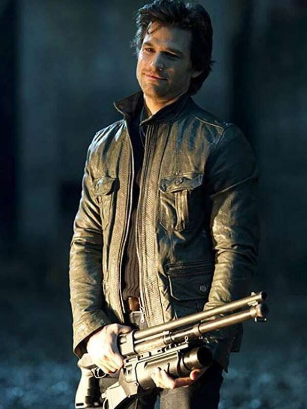 Ray Carrigan Ghost Rider Black Leather Jacket
