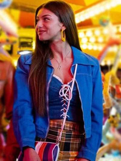 Ruby Matthews Sex Education Blue Cotton Jacket