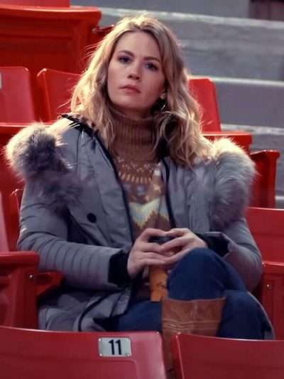 Spinning Out Dasha Grey Parka Coat