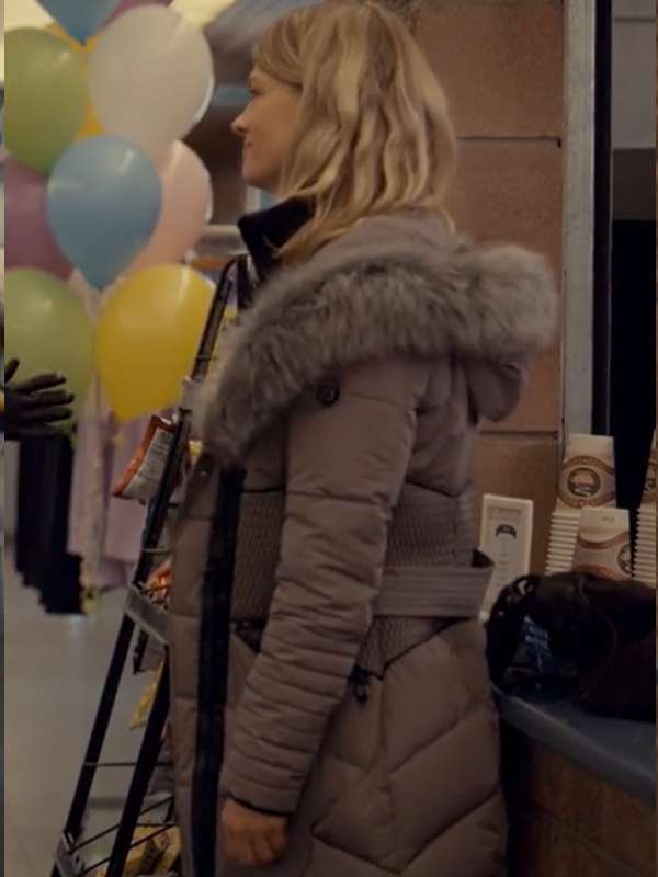 Spinning Out Dasha Grey Hooded Coat