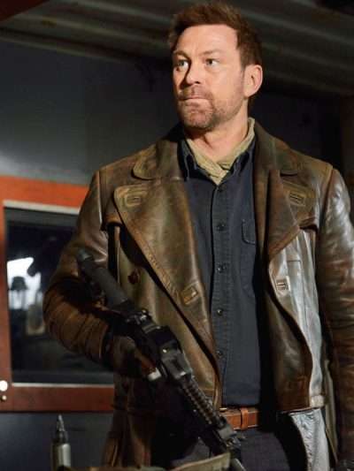 Joshua Nolan Defiance Brown Leather Coat