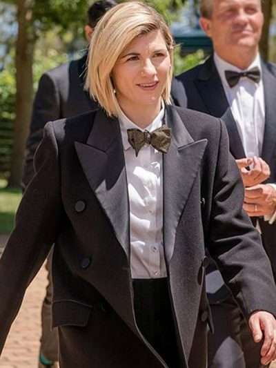 Jodie Whittaker Black Trench Coat
