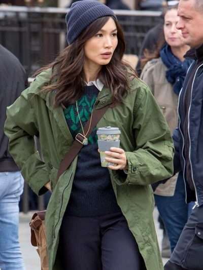 Sersi The Eternals Green Hooded Coat