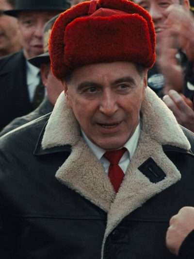 The Irishman Al Pacino Shearling Jacket
