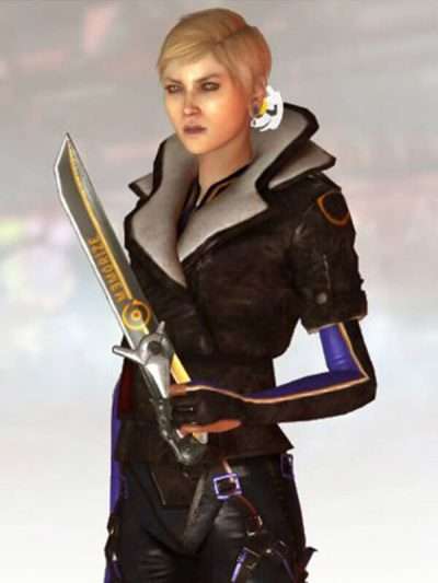 Remember Me Olga Sedova Black Shearling Jacket