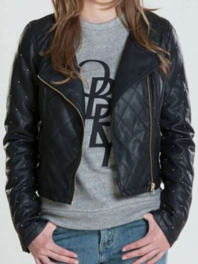 Women Neon Black Jacket