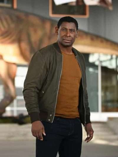 Hank Henshaw Supergirl David Harewood Bomber Green Jacket
