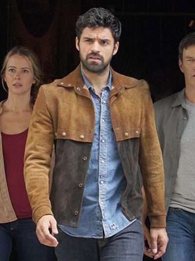 The Gifted Tv series Sean Teale Suede Brown Leather Jacket