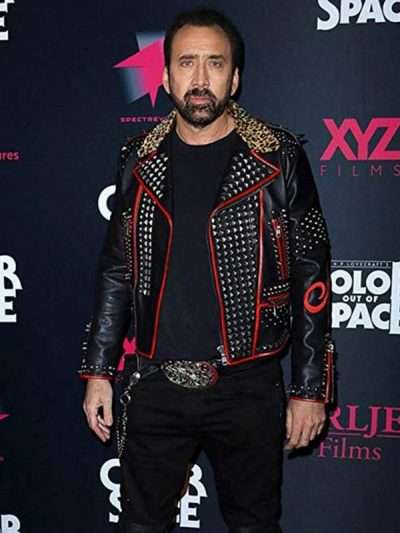 Nicolas Cage Color Out Of Space Leather Jacket