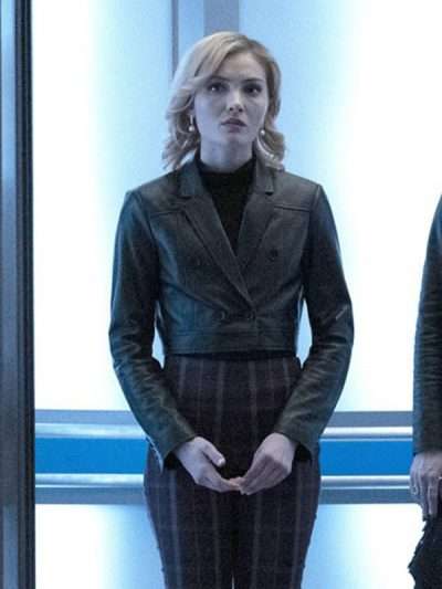 Skyler Samuels The Gifted Black Cropped Jacket for Womens
