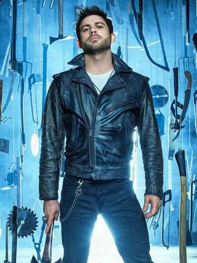 Ash vs Evil Dead Dalton Biker Leather Jacket