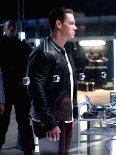 John Cena F9 2021 Black Leather Jacket