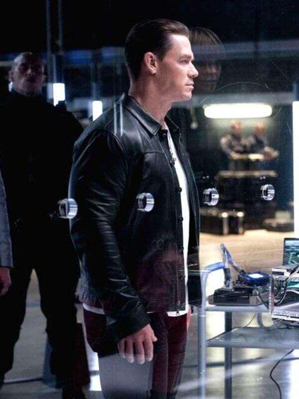 John Cena F9 2021 Black Leather Jacket