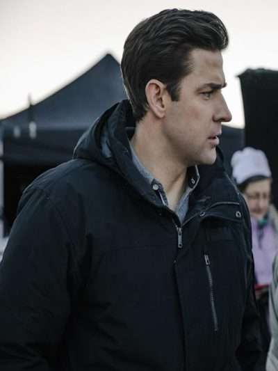 Jack Ryan Tom Clancy's Black Hooded Jacket