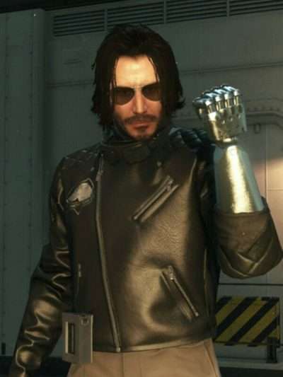 Video Game Cyberpunk 2077 Johnny Silverhand Motorcycle Jacket
