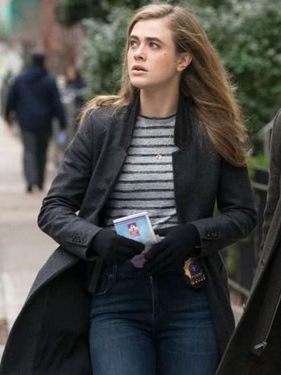 Melissa Roxburgha Tv Series Manifest Black Wool Coat