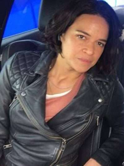 Michelle Rodriguez Fast and Furious 9 Black Leather Jacket