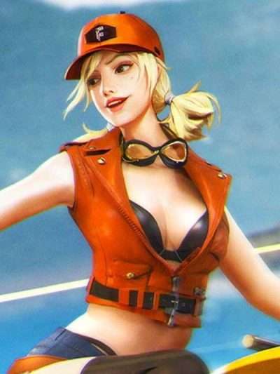 Garena Free Fire Misha Orange Jacket