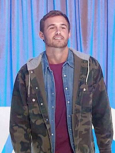 The Bachelor Tv Series Military Green Peter Hooded Jacket