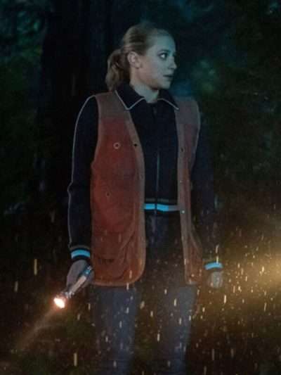 Tv Series Riverdale Betty Cooper Brown Leather Vest