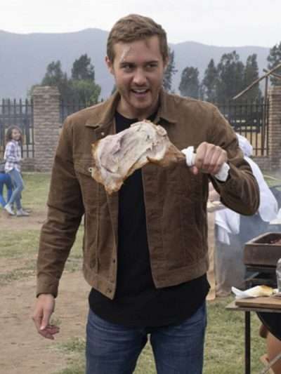 The Bachelor Peter Brown Suede Leather Jacket