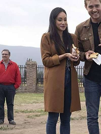 Victoria The Bachelor Tv Series Wool Brown Coat