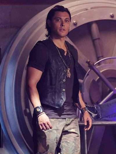 The Gifted Series John Proudstar Black Thunderbird Leather Vest