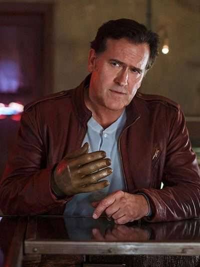 Bruce Campbell Ash vs Evil Dead Leather Jacket