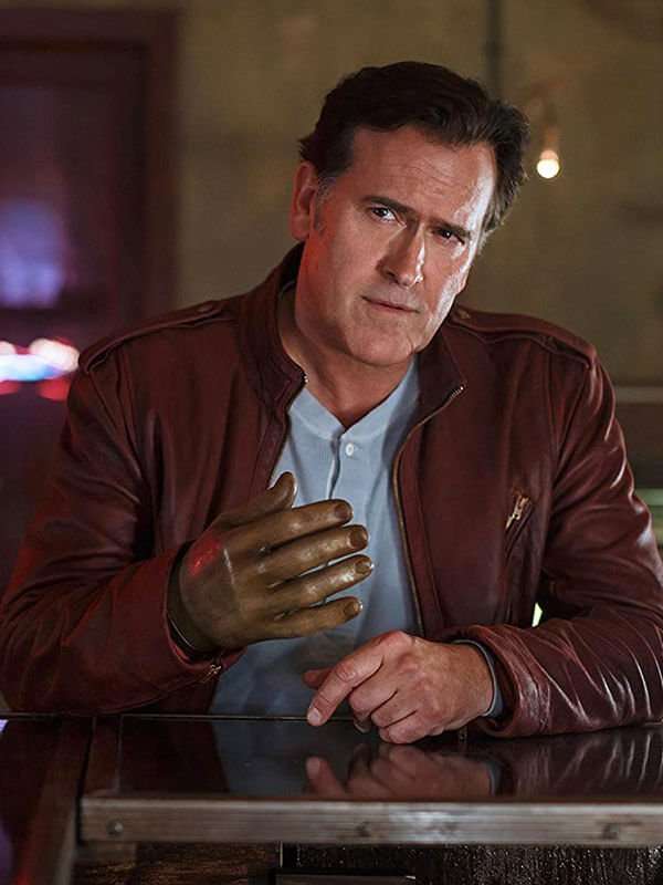 Bruce Campbell Ash vs Evil Dead Leather Jacket