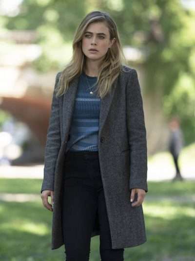 Michaela Stone Tv Series Manifest Wool Coat