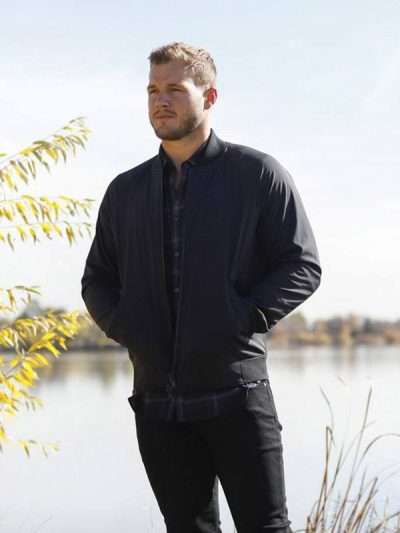Tv Series The Bachelor Colton Underwood Black Bomber Jacket