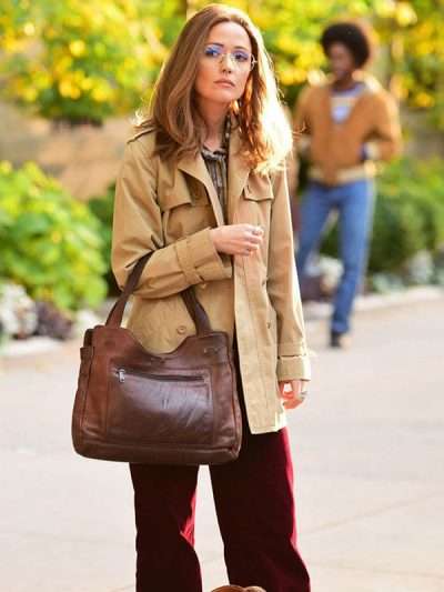 Tv Series Mrs. America Gloria Steinem Brown Coat