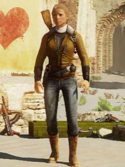 Elena Fisher Brown Leather Uncharted 3 Game Jacket
