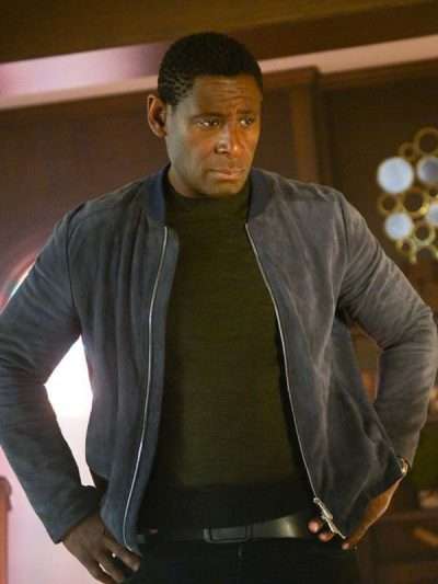 Tv Series Supergirl Cyborg Superman Blue Suede Bomber Jacket