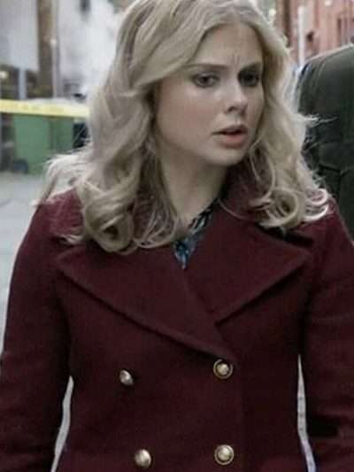 Olivia Moore Tv Series iZombie Double Breasted Wool Pea Coat