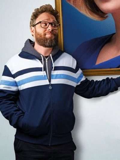 Long Shot Seth Rogen Stylish Jacket