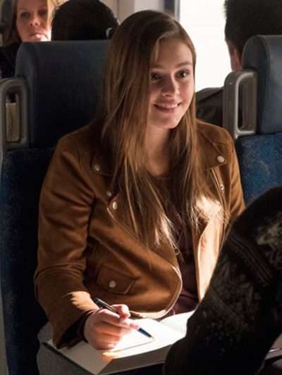 Taken Celeste Desjardins Brown Jacket