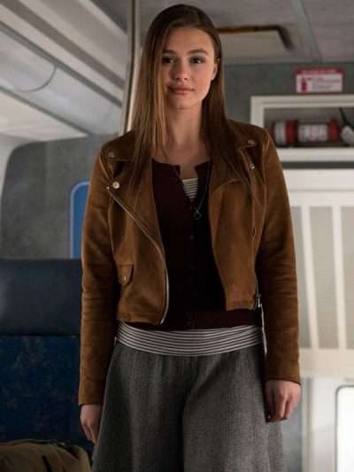 Cali Mills Taken Suede Leather Jacket
